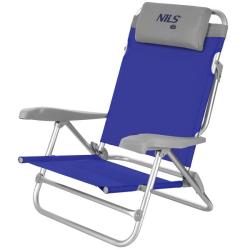 Nils Skladacie kempingové kreslo Camp NC3502 sivé/modré Nils Skladacie kempingové kreslo Camp NC3502 sivé/modré