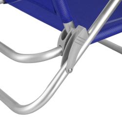 Nils Skládací kempingové křeslo Camp NC3502 šedé/modré