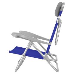 Nils Skládací kempingové křeslo Camp NC3502 šedé/modré
