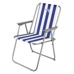 Nils Skládací kempingové křeslo Camp NC3503 modré/bílé