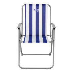 Nils Skladacie kempingové kreslo Camp NC3503 modré/biele