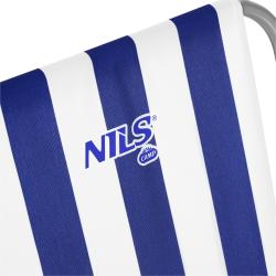 Nils Skladacie kempingové kreslo Camp NC3503 modré/biele