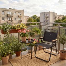 NILS NC4307 černé Skládací kempingové křeslo