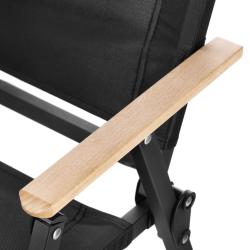 NILS NC4307 černé Skládací kempingové křeslo