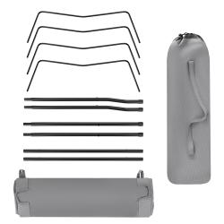 Nils Skládací kempingové lehátko Camp NC3504 šedé 190 cm