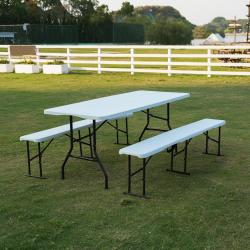 Nils Skládací kempingový stůl Camp NC1618 bílý