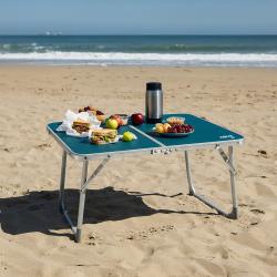 Nils Skladací kempingový stôl Camp NC3402 60x40x25 cm modrý