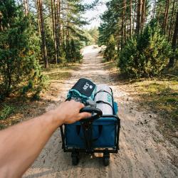 NILS Camp NC4306 tyrkysový Skládací kempingový vozík