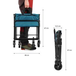 NILS Camp NC4306 tyrkysový Skládací kempingový vozík