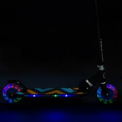 Nils Extreme HD025 LED modrá skládací koloběžka
