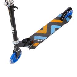 Nils Extreme HD025 LED modrá skládací koloběžka