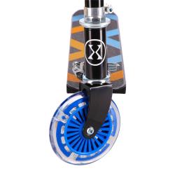 Nils Extreme HD025 LED modrá skládací koloběžka