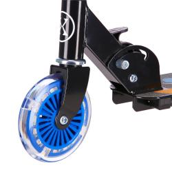 Nils Extreme HD025 LED modrá skládací koloběžka