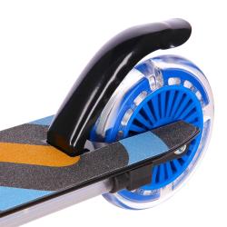 Nils Extreme HD025 LED modrá skládací koloběžka