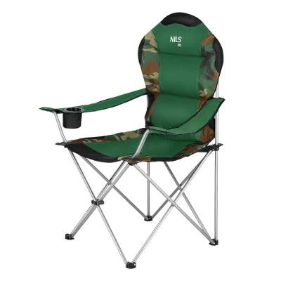NILS CAMP Skládací křeslo NC3080 camo