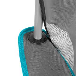 NILS CAMP Skládací křeslo NC3080 světle-šedé