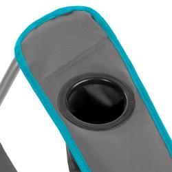 NILS CAMP Skládací křeslo NC3080 světle-šedé