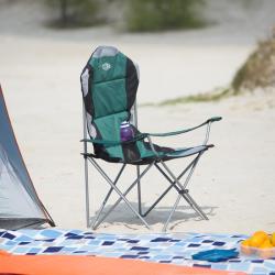 NILS CAMP Skládací křeslo NC3080, zelené