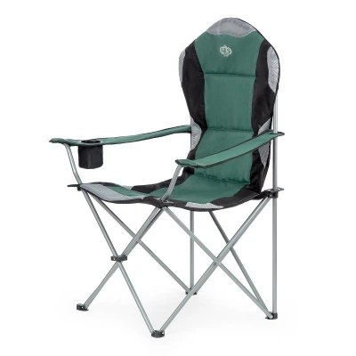 NILS CAMP Skládací křeslo NC3080, zelené