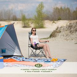 NILS CAMP Skládací křeslo NC3080, zelené