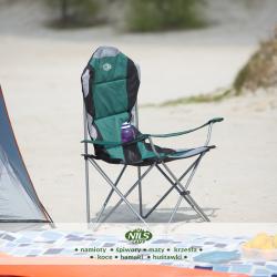NILS CAMP Skládací křeslo NC3080, zelené