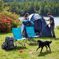 Nils Skládací křeslo Camp NC3704 modré