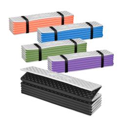 Nils Skladacia penová karimatka Camp NC1768 s reflexnou vrstvou fialová