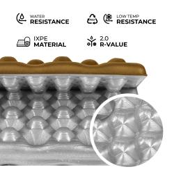 Nils Skládací pěnové sedátko s reflexní vrstvou Camp NC17105 hnědé