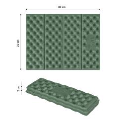 Nils Skládací pěnové sedátko s reflexní vrstvou Camp NC17105 zelené