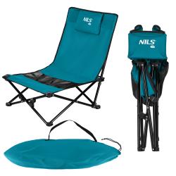 Nils Skládací plážové křeslo Camp NC3306 modré/černé