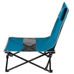 Nils Skladacie plážové kreslo Camp NC3306 modré/šedé