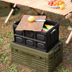 Nils Skladací prepravka Camp NCB4005 s dreveným vekom 2v1 20L