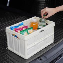 Nils Skládací přepravka Camp NCB4007 s dřevěným víkem 2v1 50L