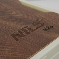 Nils Skládací přepravka Camp NCB4007 s dřevěným víkem 2v1 50L