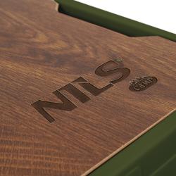 Nils Skládací přepravka Camp NCB4007 s dřevěným víkem 2v1 9L zelená