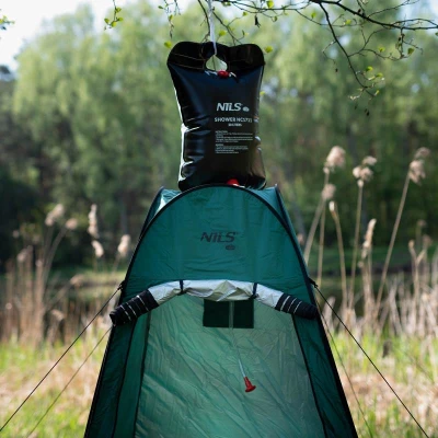 Nils Skládací převlékací/sprchovací kabina Camp NC1706 zelená