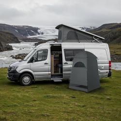 Nils Skládací převlékací / sprchovací kabina Camp NC3025 šedá