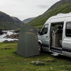 Nils Skládací převlékací / sprchovací kabina Camp NC3025 zelená