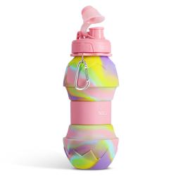 Nils Skládací silikonová láhev Camp NC4102 700ml růžová