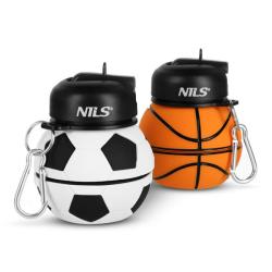 Nils Skládací silikonová láhev Camp NC4104 550ml fotbal