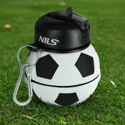 Nils Skládací silikonová láhev Camp NC4104 550ml fotbal