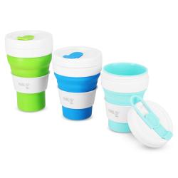 Nils Skládací silikonový hrnek Camp NC4103 475ml modrý