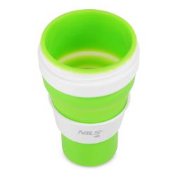 Nils Skládací silikonový hrnek Camp NC4103 600ml světle zelený