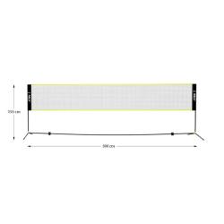 NILS Skládací síť pro badminton NN500