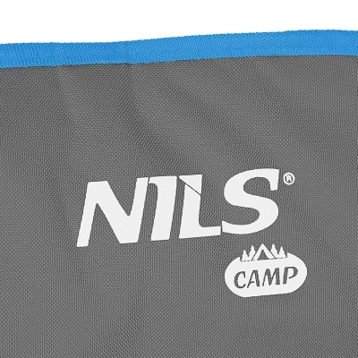 NILS CAMP Skládací židle NC3079 šedá-modrá