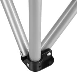 NILS CAMP Skladacia stolička NC3079 sivá-modrá