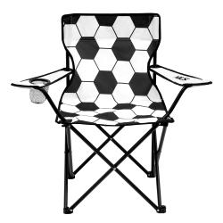 Nils Skladacia stolička Camp NC3303 biela/čierna