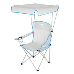 NILS CAMP Skládací židle se stříškou NC3087 šedá