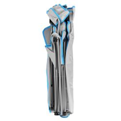 NILS CAMP Skládací židle se stříškou NC3087 šedá