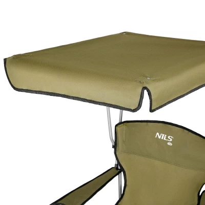Nils Skládací židle se stříškou Camp NC3087 zelená